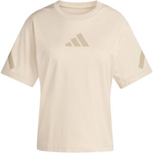 Women's T-shirt adidas Z.N.E. Beige 2XS Female Women's T-shirt adidas Z.N.E. Beige 2XS Female