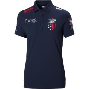 Women's polo shirt Helly Hansen Crew Tech Bleu XS Female Women's polo shirt Helly Hansen Crew Tech Bleu XS Female