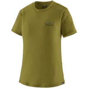 Women's graphic T-shirt Patagonia Cap Cool Merino Blend Vert 2XL Female Women's graphic T-shirt Patagonia Cap Cool Merino Blend Vert 2XL Female