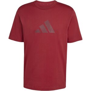 T-shirt adidas Future Icons Three Bar Rouge 2XL Male T-shirt adidas Future Icons Three Bar Rouge 2XL Male