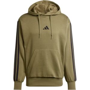 Hooded sweatshirt adidas Essentials 3-Stripes Fleece Vert L Male Hooded sweatshirt adidas Essentials 3-Stripes Fleece Vert L Male