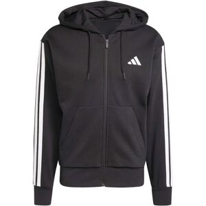 Hooded sweatshirt adidas Essentials 3-Stripes Fleece Noir XS Male Hooded sweatshirt adidas Essentials 3-Stripes Fleece Noir XS Male