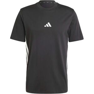 Simple jersey T-shirt adidas Essentials 3-Stripes Noir 2XL Male Simple jersey T-shirt adidas Essentials 3-Stripes Noir 2XL Male