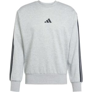 Sweatshirt adidas Essentials 3-Stripes Fleece Gris XS Male Sweatshirt adidas Essentials 3-Stripes Fleece Gris XS Male