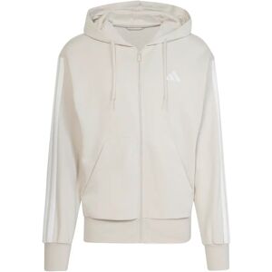Zip-up hoodie adidas 3-Stripes Essentials Blanc XS Male Zip-up hoodie adidas 3-Stripes Essentials Blanc XS Male