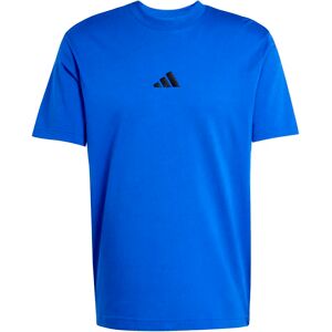Simple jersey T-shirt adidas Essentials Small Logo Bleu L Male Simple jersey T-shirt adidas Essentials Small Logo Bleu L Male
