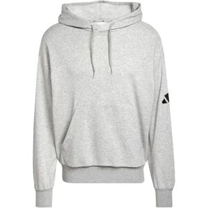 Hooded sweatshirt adidas Essentials Three Bar Terry Gris XS Male Hooded sweatshirt adidas Essentials Three Bar Terry Gris XS Male