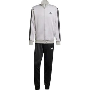 Fleece tracksuit adidas 3-Stripes Basic Gris XL Male Fleece tracksuit adidas 3-Stripes Basic Gris XL Male