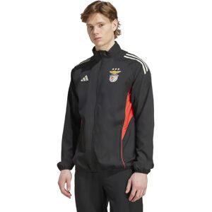 Adidas Benfica Presentation Jacket - Black, XL, 44-46 inch Chest Adidas Benfica Presentation Jacket - Black, XL, 44-46 inch Chest