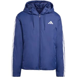 Hooded jacket adidas Essentials Climawarm 3 Stripes Bleu XL Male Hooded jacket adidas Essentials Climawarm 3 Stripes Bleu XL Male