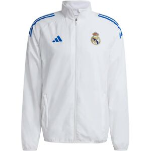 Adidas Real Madrid Prematch Tracksuit Jacket EU 2025/26 Blanc 2XL Male Adidas Real Madrid Prematch Tracksuit Jacket EU 2025/26 Blanc 2XL Male