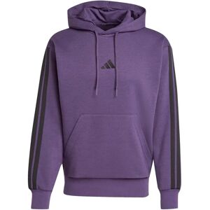 Hooded sweatshirt adidas Essentials 3 stripes Violet XL Male Hooded sweatshirt adidas Essentials 3 stripes Violet XL Male