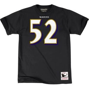 Mitchell & Ness NFL Baltimore Ravens T-shirt Ray Lewis Noir L Male Mitchell & Ness NFL Baltimore Ravens T-shirt Ray Lewis Noir L Male