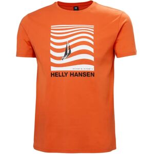 T-shirt Helly Hansen Shoreline 3.0 Orange M Male T-shirt Helly Hansen Shoreline 3.0 Orange M Male