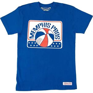 T-shirt Mitchell & Ness team logo traditional Bleu L Male T-shirt Mitchell & Ness team logo traditional Bleu L Male