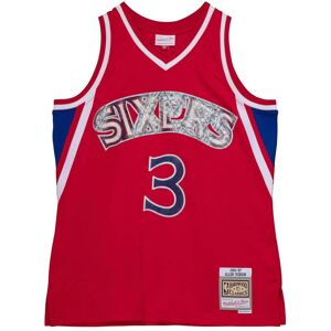 Mitchell & Ness NBA Philadelphia 76ers Jersey Allen Iverson 75Th Anni Swingman 1996 Rouge L Male Mitchell & Ness NBA Philadelphia 76ers Jersey Allen Iverson 75Th Anni Swingman 1996 Rouge L Male