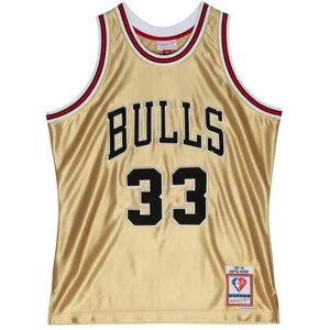 Mitchell & Ness Chicago Bulls NBA Jersey Scottie Pippen Jaune L Male Mitchell & Ness Chicago Bulls NBA Jersey Scottie Pippen Jaune L Male
