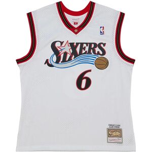 Mitchell & Ness NBA Philadelphia 76ers Jersey 2002 Allen Iverson Blanc 2XL Male Mitchell & Ness NBA Philadelphia 76ers Jersey 2002 Allen Iverson Blanc 2XL Male
