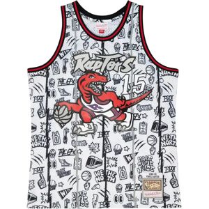 Mitchell & Ness Toronto Raptors NBA Jersey Doodle Swingman Vince Carter 1998-99 Blanc XS Male Mitchell & Ness Toronto Raptors NBA Jersey Doodle Swingman Vince Carter 1998-99 Blanc XS Male