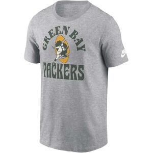 Nike Cotton T-shirt Green Bay Packers Gris L Male Nike Cotton T-shirt Green Bay Packers Gris L Male