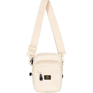 Shoulder Bag Alpha Industries Label Messenger Blanc One size Unisex Shoulder Bag Alpha Industries Label Messenger Blanc One size Unisex