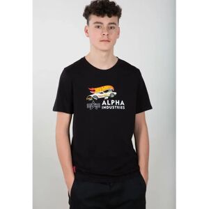 Child's T-shirt Alpha Industries Rodger Dodger Noir 12 years Unisex Child's T-shirt Alpha Industries Rodger Dodger Noir 12 years Unisex