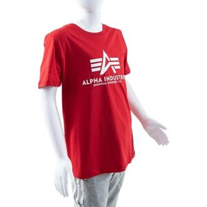 Child's T-shirt Alpha Industries Basic Rouge 16 years Unisex Child's T-shirt Alpha Industries Basic Rouge 16 years Unisex
