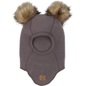 Full wool balaclava with baby pompom Mikk-Line Marron 0/2 months Unisex Full wool balaclava with baby pompom Mikk-Line Marron 0/2 months Unisex