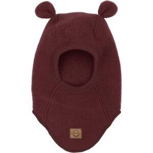 Full wool hood with ears for baby girl Mikk-Line Marron 0/2 months Female Full wool hood with ears for baby girl Mikk-Line Marron 0/2 months Female