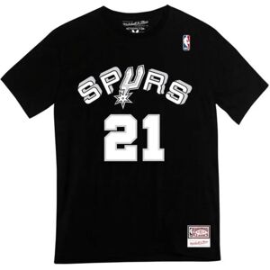 T-shirt Mitchell & Ness San Antonio Spurs Tim Duncan Noir 2XL Male T-shirt Mitchell & Ness San Antonio Spurs Tim Duncan Noir 2XL Male