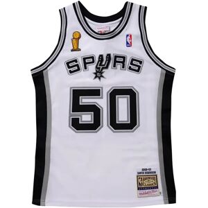 Mitchell & Ness San Antonio Spurs NBA jersey Home Finals David Robinson 2002 Blanc M Unisex Mitchell & Ness San Antonio Spurs NBA jersey Home Finals David Robinson 2002 Blanc M Unisex