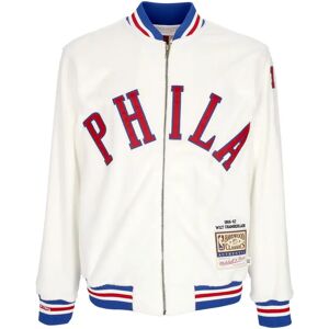 Mitchell & Ness Philadelphia 76ers shooting jacket Authentic Wilt Chamberlain 1966/67 Blanc M Unisex Mitchell & Ness Philadelphia 76ers shooting jacket Authentic Wilt Chamberlain 1966/67 Blanc M Unisex