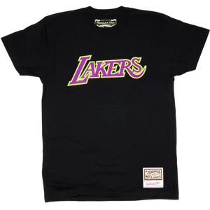 Mitchell & Ness T-shirt with logo Los Angeles Lakers NBA Neon Noir XL Male Mitchell & Ness T-shirt with logo Los Angeles Lakers NBA Neon Noir XL Male