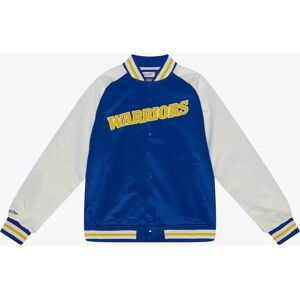 Mitchell & Ness Golden State Warriors Satin Jacket Primetime Bleu XL Male Mitchell & Ness Golden State Warriors Satin Jacket Primetime Bleu XL Male