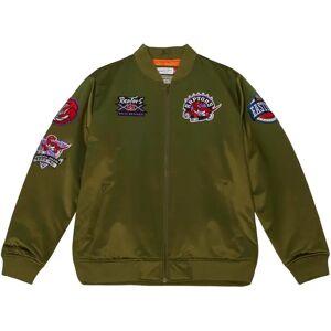 Mitchell & Ness M&N Satin Bomber Jacket - Flight Toronto Raptors Olive Mitchell & Ness M&N Satin Bomber Jacket - Flight Toronto Raptors Olive