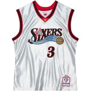 Mitchell & Ness NBA Philadelphia 76ers Jersey Allen Iverson Swingman 75TH Platinum 2000/01 Argenté M Unisex Mitchell & Ness NBA Philadelphia 76ers Jersey Allen Iverson Swingman 75TH Platinum 2000/01 Argenté M Unisex