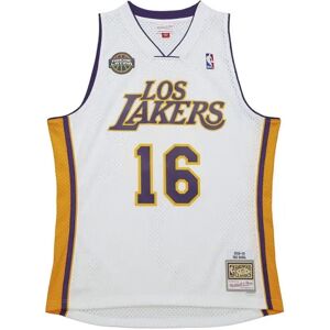 Mitchell & Ness Los Angeles Lakers NBA Jersey Pau Gasol 2008 Blanc M Male Mitchell & Ness Los Angeles Lakers NBA Jersey Pau Gasol 2008 Blanc M Male