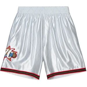 Mitchell & Ness Short Philadelphia 76ers Swingman NBA 75TH 2000/01 Argenté XL Unisex Mitchell & Ness Short Philadelphia 76ers Swingman NBA 75TH 2000/01 Argenté XL Unisex