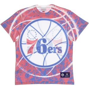 Mitchell & Ness T-shirt Philadelphia 76ers NBA Jumbotron Submimated Rouge L Unisex Mitchell & Ness T-shirt Philadelphia 76ers NBA Jumbotron Submimated Rouge L Unisex
