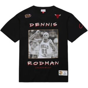 T-shirt Mitchell & Ness Premium Vintage Chicago Bulls Dennis Rodman Noir M Male T-shirt Mitchell & Ness Premium Vintage Chicago Bulls Dennis Rodman Noir M Male