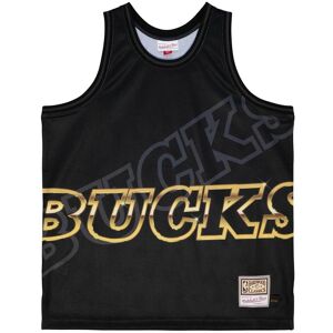 Mitchell & Ness Tank top Milwaukee Bucks NBA Big Face 4.0 Fashion Noir M Male Mitchell & Ness Tank top Milwaukee Bucks NBA Big Face 4.0 Fashion Noir M Male