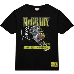 Mitchell & Ness Vintage Toronto Raptors logo T-shirt HW Neon Pop Playe Tracy Mcgrady Noir XL Unisex Mitchell & Ness Vintage Toronto Raptors logo T-shirt HW Neon Pop Playe Tracy Mcgrady Noir XL Unisex