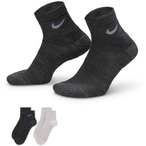 Chaussettes Nike Cushioned (x2) Gris 34/38 Unisex Chaussettes Nike Cushioned (x2) Gris 34/38 Unisex