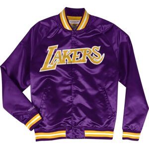 Mitchell & Ness Lightweight satin jacket Los Angeles Lakers Violet XS Male Mitchell & Ness Lightweight satin jacket Los Angeles Lakers Violet XS Male
