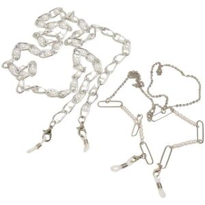 Jewelry with pearls Urban Classics Multifunctional (x2) Argenté One size Unisex Jewelry with pearls Urban Classics Multifunctional (x2) Argenté One size Unisex