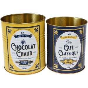 Boîtes conservation café de paris Rex London (x2) Jaune One size Unisex Boîtes conservation café de paris Rex London (x2) Jaune One size Unisex