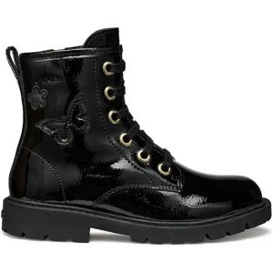 Shiny leather ankle boots for girls Geox Shaylax Noir 31 Female Shiny leather ankle boots for girls Geox Shaylax Noir 31 Female