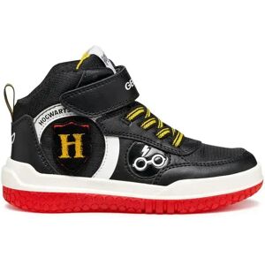 GEOX Buzzerlight Junior - Lights, Leather & Nylon - Sneakers GEOX Buzzerlight Junior - Lights, Leather & Nylon - Sneakers