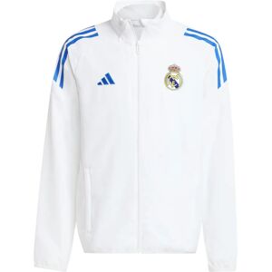Adidas Real Madrid Pre-Match Tracksuit Jacket for Kids EU 2025/26 Blanc 9/10 years Unisex Adidas Real Madrid Pre-Match Tracksuit Jacket for Kids EU 2025/26 Blanc 9/10 years Unisex