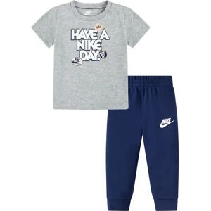 Children's t-shirt and jogging suit set Nike SOA Fleece Bleu 6/7 years Male Children's t-shirt and jogging suit set Nike SOA Fleece Bleu 6/7 years Male